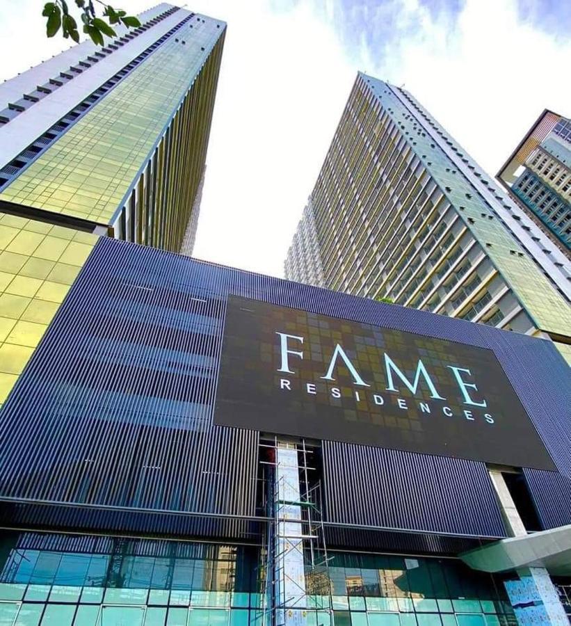 One Bedroom Condo Unit Fame Residences Manila Exterior foto